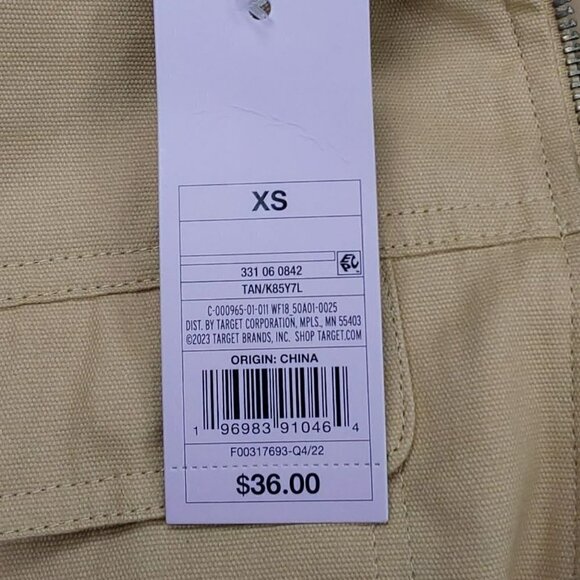 Women's Cropped Utility Jacklet | Wild Fable | X Small - Picture 9 of 13